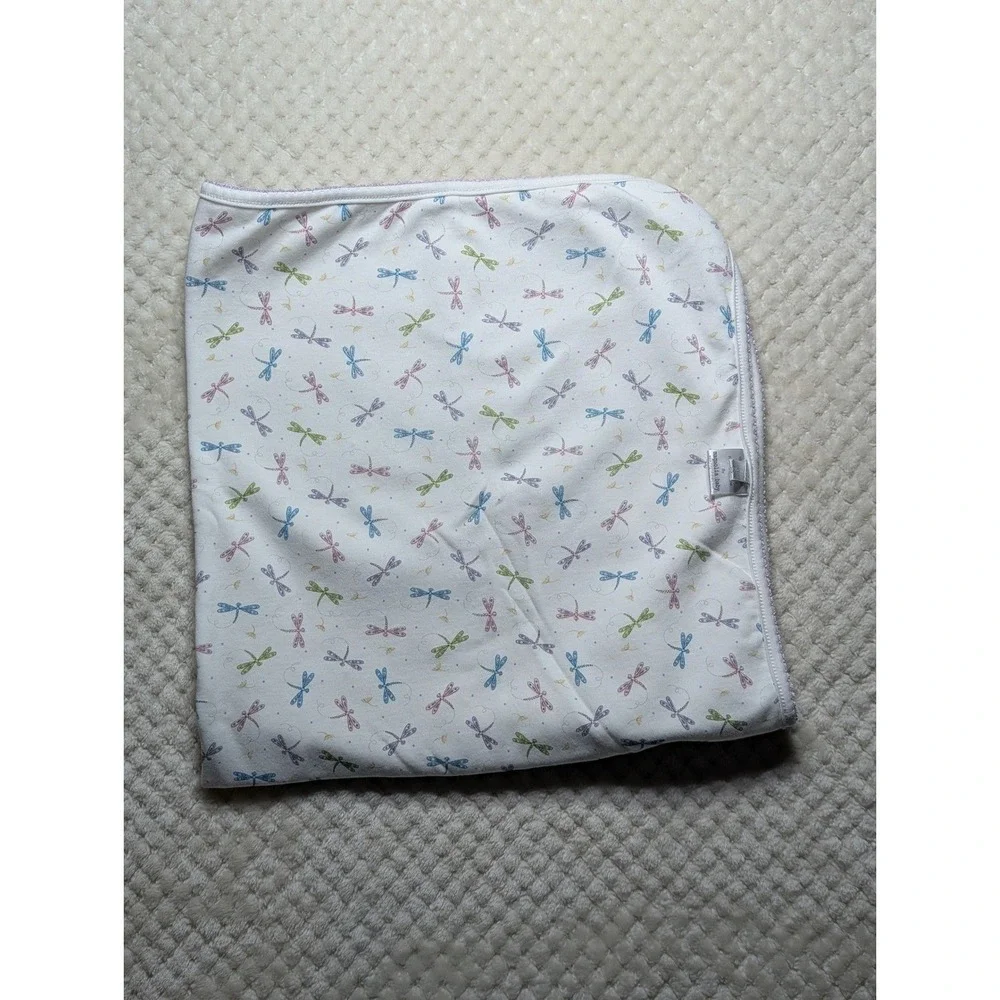 Magnolia Baby Pima‎ Cotton Swaddle Blanket | Dragonfly Print | Peru
